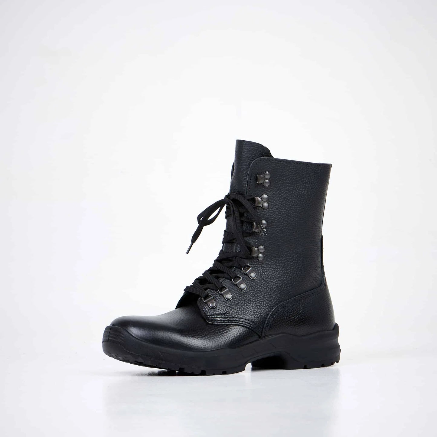 Combat Boots, Naturleder, stoßdämpfende, antibakterielle Einlage-Boots-Amelavita.de